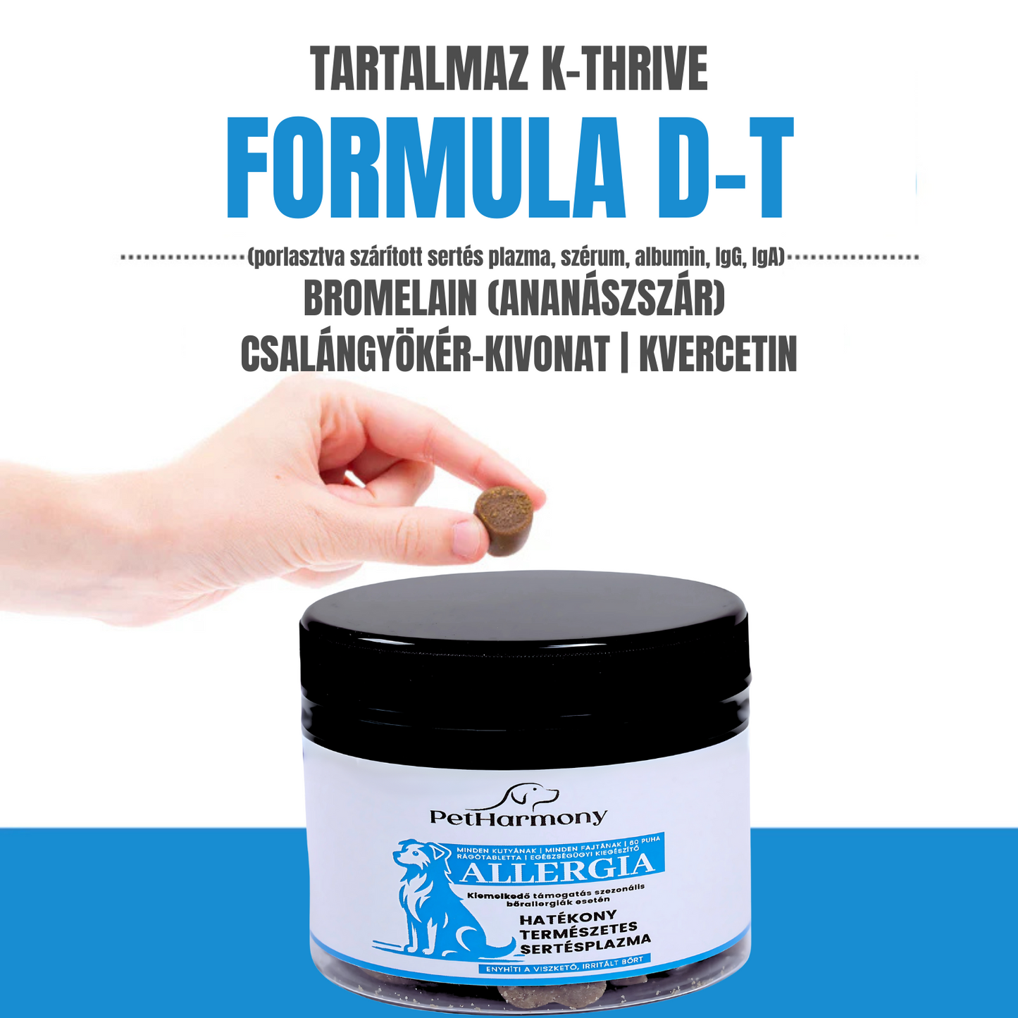 PetHarmony- Gyors, látható és hosszú távú megoldás az allergiás tünetekre kutyáknak
